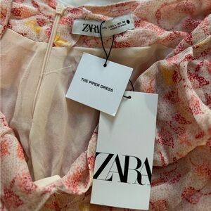 New Zara summer dress with open back, crossover spaghetti straps